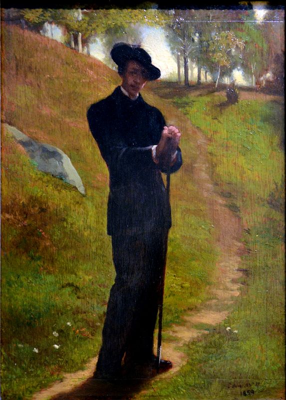 766 Portrait of the Painter - John La Farge 1859 - American Wing New York Metropolitan Museum of Art